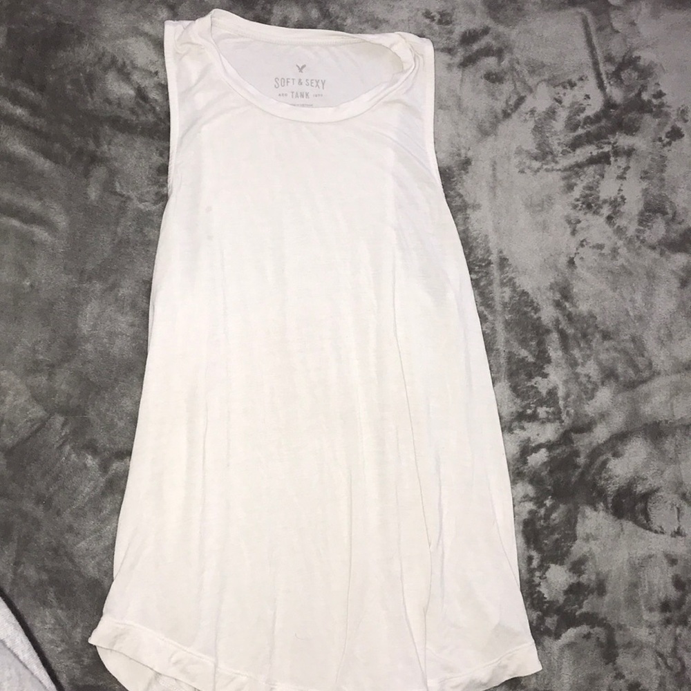 soft n sexy white tank